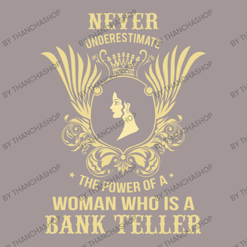 Never Underestimate The Bank Teller Vintage Short by thanchashop | Artistshot