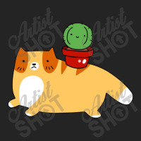 Orange Tabby And Cactus 3/4 Sleeve Shirt | Artistshot