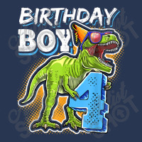 Birthday Boy 4 4th Birthday T Rex Dinosaur Party Gift Boys For Men Wom Men Denim Jacket | Artistshot