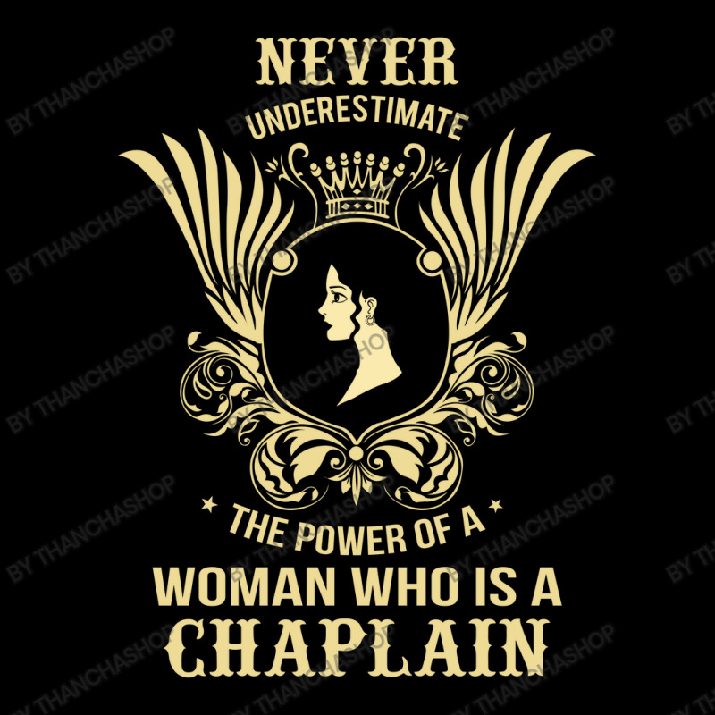 Never Underestimate The Chaplain Adjustable Cap by thanchashop | Artistshot