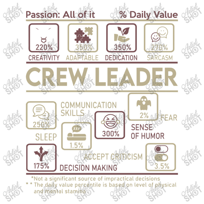 Crew Leader T Shirt Daily Value Gift Item Tee Baby Bodysuit | Artistshot