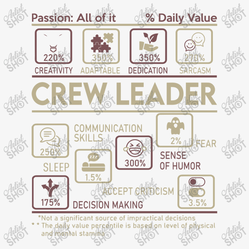 Crew Leader T Shirt Daily Value Gift Item Tee Champion Hoodie | Artistshot