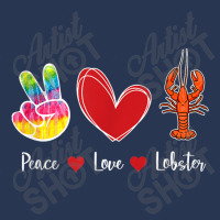 Deep Ocean Crustacean Sea Born Creatures Peace Love Lobster My Favorit Men Denim Jacket | Artistshot