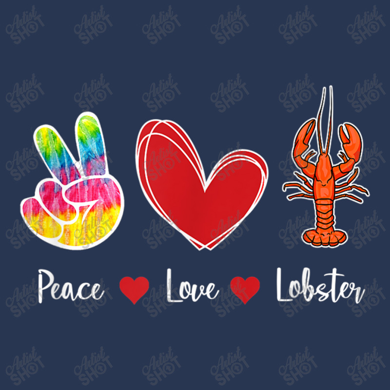 Deep Ocean Crustacean Sea Born Creatures Peace Love Lobster My Favorit Men Denim Jacket | Artistshot