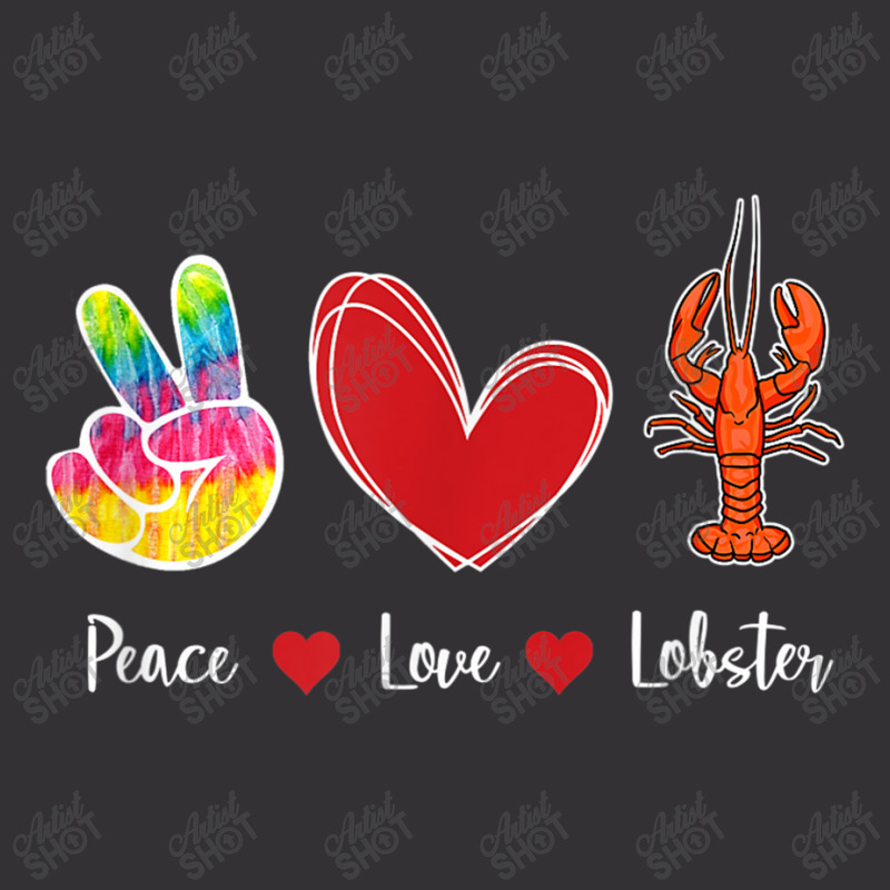 Deep Ocean Crustacean Sea Born Creatures Peace Love Lobster My Favorit Vintage Hoodie And Short Set | Artistshot