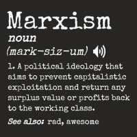 Democratic Socialism Rad Karl Marx Funny Marxism Definition T Shirt Ladies Fitted T-shirt | Artistshot