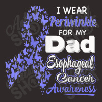 I Wear Periwinkle For My Dad - Esophageal Cancer Awareness Racerback Tank | Artistshot