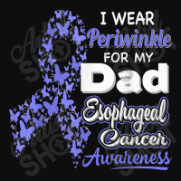 I Wear Periwinkle For My Dad - Esophageal Cancer Awareness Crop Top | Artistshot