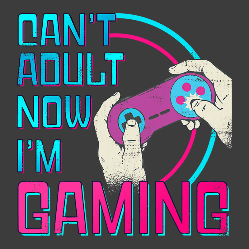 Can't Adult Now I'm Gaming  Controller Funny Video Games Men's Polo Shirt | Artistshot