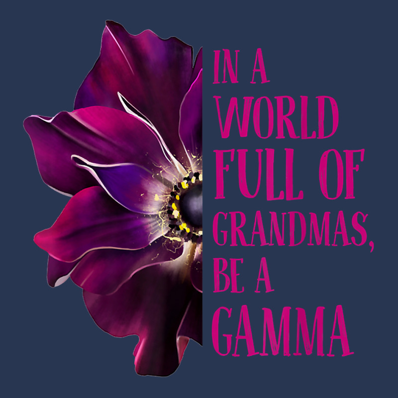 Anemone World Full Of Grandmas Be Gamma Grandmas Gifts T Shirt Ladies Denim Jacket by patutowtbanaspch | Artistshot