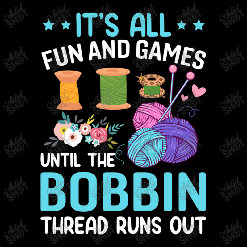 It's All Fun And Games Until The Bobbin Thread Runs Out Maternity Scoop Neck T-shirt by Maria_Jezierski | Artistshot