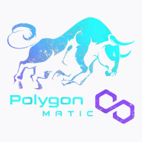 Polygon Matic Crypto Bullrun Hodl Token To Rich Millionaire T Shirt T-shirt | Artistshot