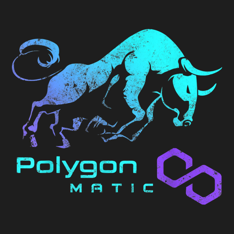 Polygon Matic Crypto Bullrun Hodl Token To Rich Millionaire T Shirt Classic T-shirt by butacnlzaidelpz | Artistshot