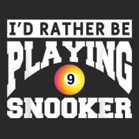 I'd Rather Be Playing Snooker Billiards Pool Player T Shirt Printed Hat | Artistshot