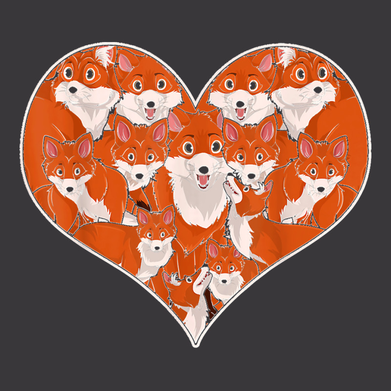 Cute Foxes Heart Forest Animal Lover Nature Wildlife Fox Ladies Curvy T-Shirt by LeonelSalas | Artistshot