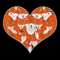 Cute Foxes Heart Forest Animal Lover Nature Wildlife Fox Maternity Scoop Neck T-shirt | Artistshot