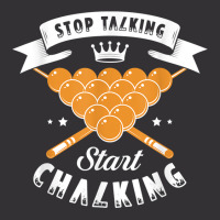 Stop Talking Start Chalking For A Billiard Billiards Cue T Shirt Vintage Short | Artistshot