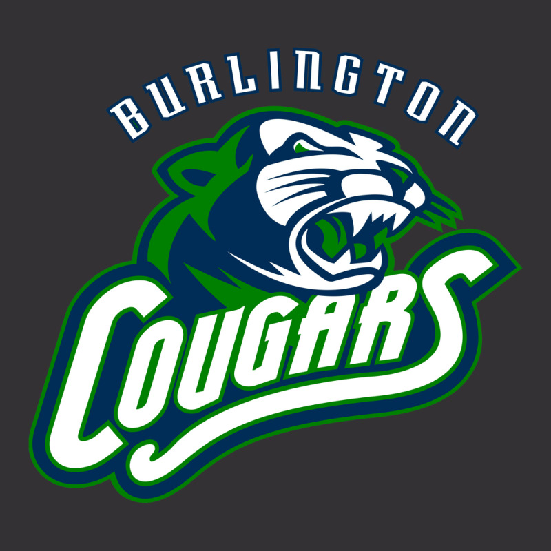 Burlington Cougars Vintage Hoodie | Artistshot