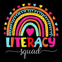 Literacy Squad Reading Teacher Rainbow Back To School T Shirt Zipper Hoodie | Artistshot