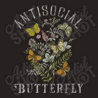 Antisocial Butterfly Fairy Grunge Fairycore Aesthetic Goth Tank Top | Artistshot