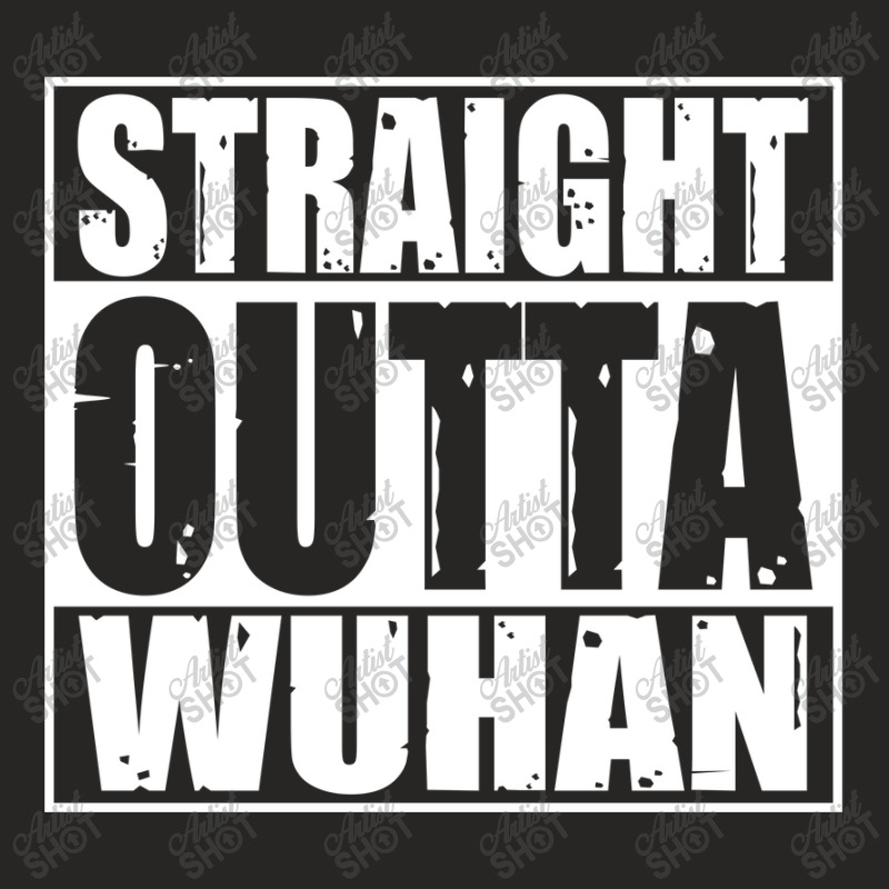 Vm   Straight Outta Wuhan (ade) Ladies Fitted T-shirt | Artistshot