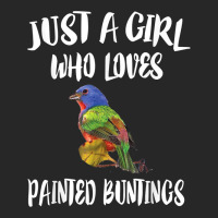 Just A Girl Who Loves Painted Buntings Bird Animal Gift T Shirt Men's T-shirt Pajama Set | Artistshot