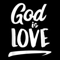 God Is Love  Modern Lettering T Shirt & Gift S000136 Youth Hoodie | Artistshot