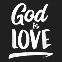 God Is Love  Modern Lettering T Shirt & Gift S000136 Ladies Polo Shirt | Artistshot