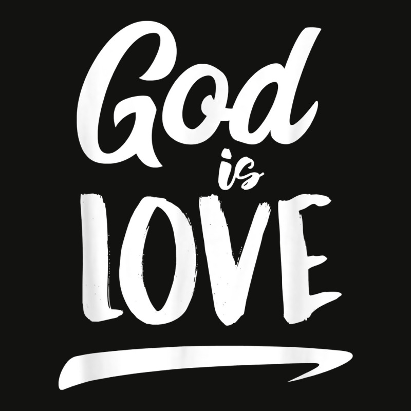 God Is Love  Modern Lettering T Shirt & Gift S000136 Scorecard Crop Tee by swaratpoavonabil | Artistshot