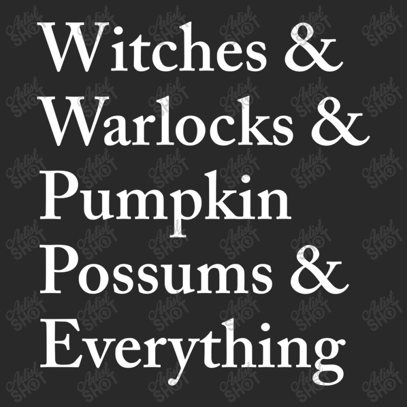 Witches Warlocks Pumpkin Possums Everything Shirt Printed hat by Jeremy_Hutson | Artistshot