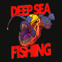 Deep Sea Fishing Anglerfish Deep Sea Monster Scorecard Crop Tee | Artistshot