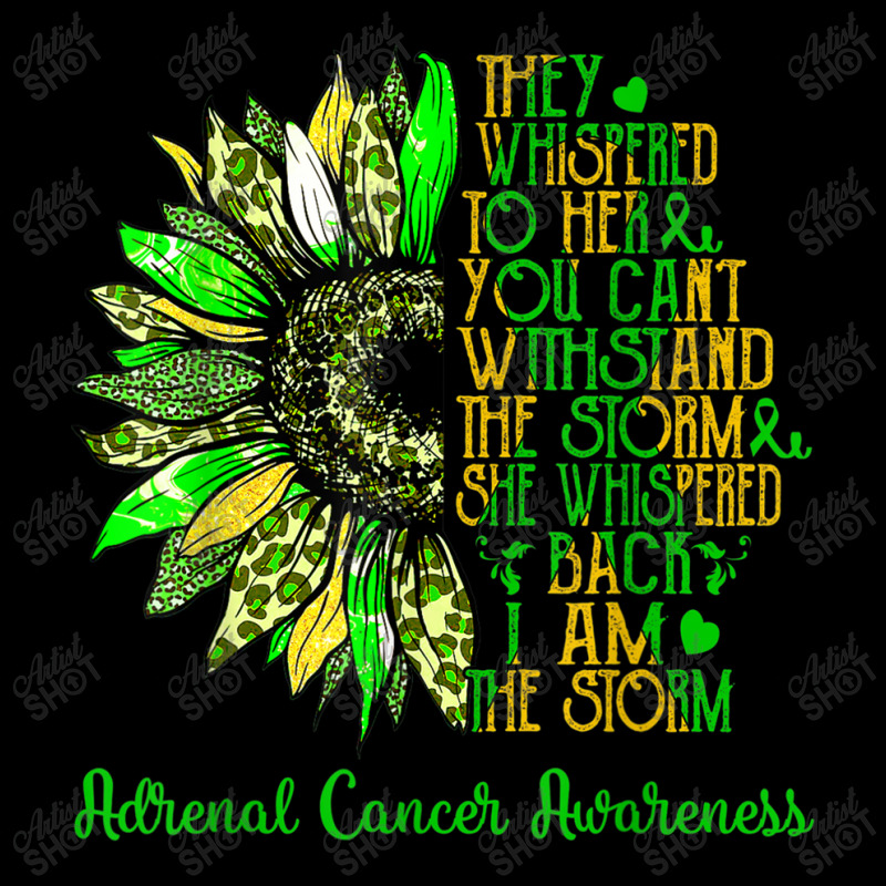 I'm The Storm Sunflower Leopard Adrenal Cancer Warrior Adjustable Cap | Artistshot