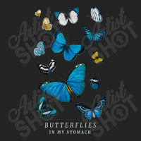 Butterflies In My Stomach Blue Butterfly Soft Aesthetic 3/4 Sleeve Shirt | Artistshot