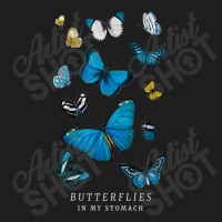 Butterflies In My Stomach Blue Butterfly Soft Aesthetic Classic T-shirt | Artistshot