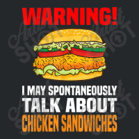 Chicken Sandwich  Funny Talk About Chicken Burgers Crewneck Sweatshirt | Artistshot