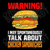 Chicken Sandwich  Funny Talk About Chicken Burgers Women's V-neck T-shirt | Artistshot