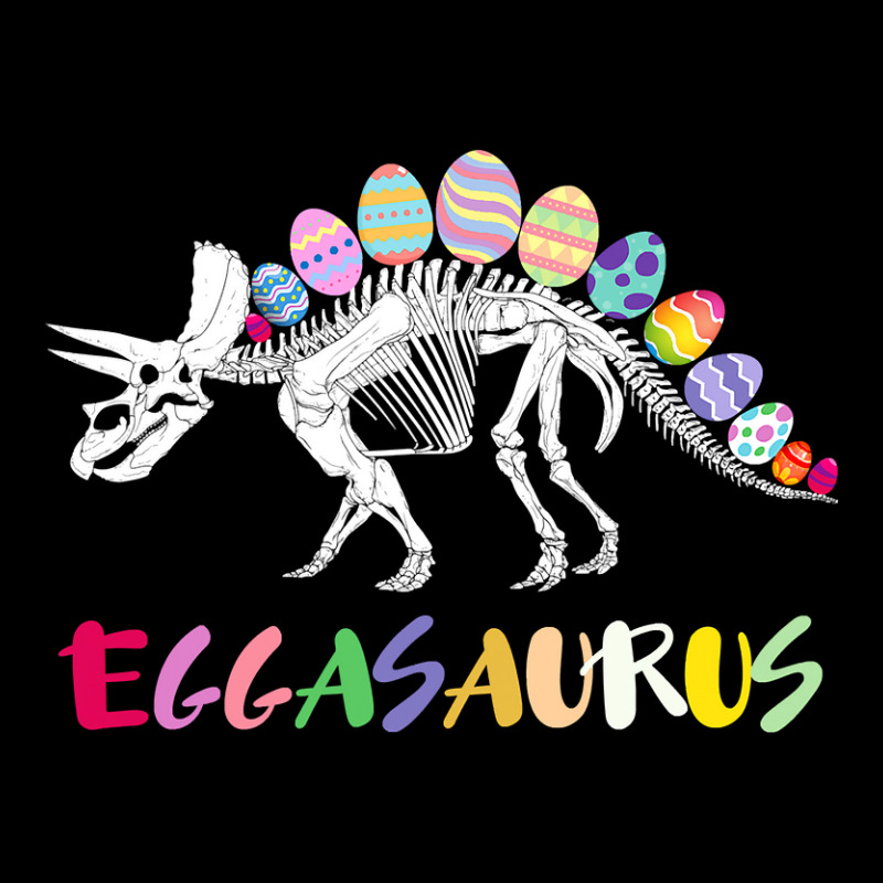 Funny Eggasaurus Stegosaurus Egg Dinosaur Happy Easter Day Men's 3/4 Sleeve Pajama Set | Artistshot