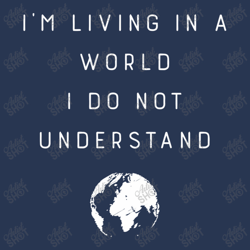 I'm Living In A World I Do Not Understand Design Family Ladies Denim Jacket by segerbeneer | Artistshot