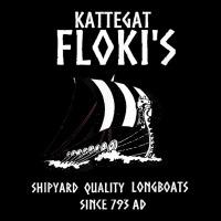 Kattegat Floki's Shipyard Longboat Funny Viking Gift T Shirt V-neck Tee | Artistshot