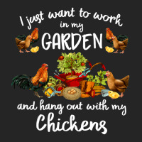 Womens I Just Want To Work In My Garden And Hang Out Chicken 105 Unisex Hoodie | Artistshot