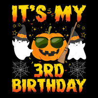 Kids Halloween Birthday 3 Year Old Boy Girl 3rd Birthday Costume T Shi Baby Tee | Artistshot