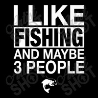 I Like Fishing And Maybe Three People Funny Fishing Premium T Shirt Co V-neck Tee | Artistshot