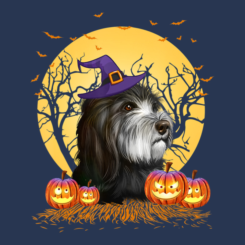 Holiday 365 Halloween Catalan Sheepdog Dog Pumpkin Men Denim Jacket by kaeskapper3 | Artistshot