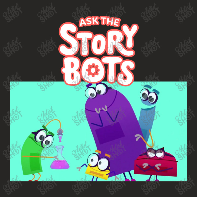 Ask The Storybots Ladies Fitted T-Shirt by yaukhti | Artistshot