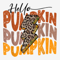 Hello Pumpkin Lightning Bolt Retro Leopard Western Fall Gift T Shirt Classic T-shirt | Artistshot