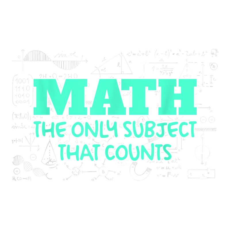 Math The Only Subjects That Counts Funny Math Teachers T Shirt V-neck Tee | Artistshot