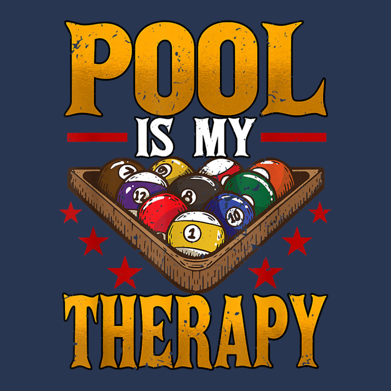 Mens Pool Is My Therapy Billiards Player Snooker T Shirt Men Denim Jacket | Artistshot