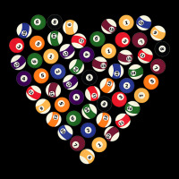 Pool Player Billiard Balls Heart For Pool & Billiards Lovers T Shirt Adjustable Cap | Artistshot