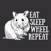 Eat Sleep Wheel Repeat Hamster Lovers Cute And Funny Design Premium Vintage Hoodie | Artistshot