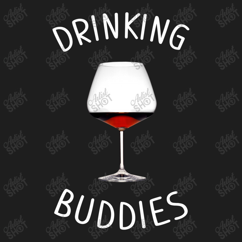 Drinking Buddies Wine Wide Glasses Classic T-shirt by Artees Artwork | Artistshot